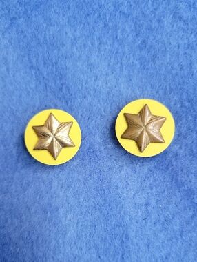 Vintage Girl Scout Membership Attendance Pins - Set Of 2